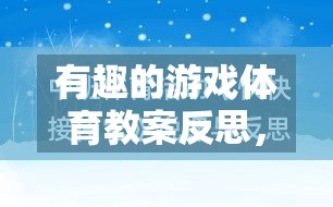 有趣的游戲體育教案反思，網(wǎng)絡(luò)游戲的魅力與挑戰(zhàn)