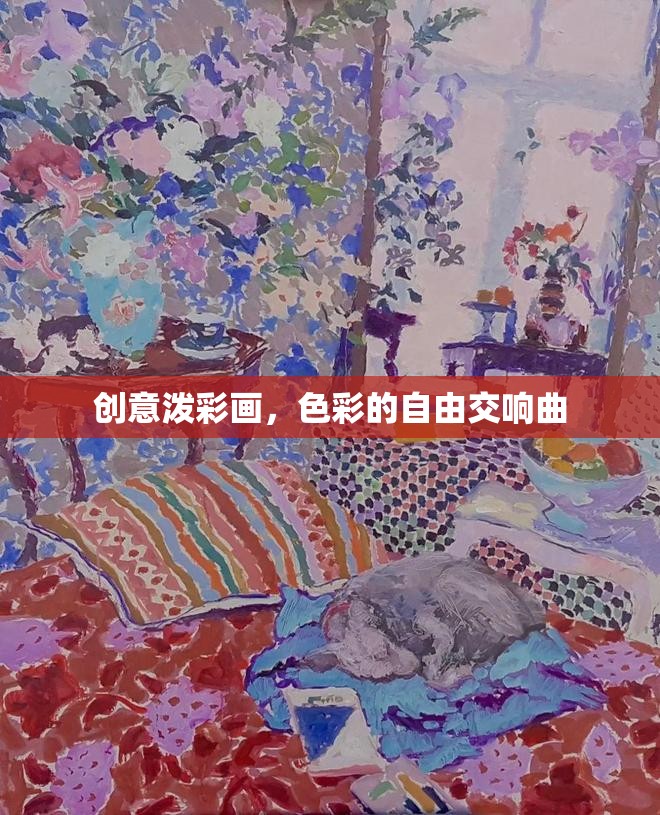 色彩的自由交響曲，創(chuàng)意潑彩畫(huà)的藝術(shù)魅力