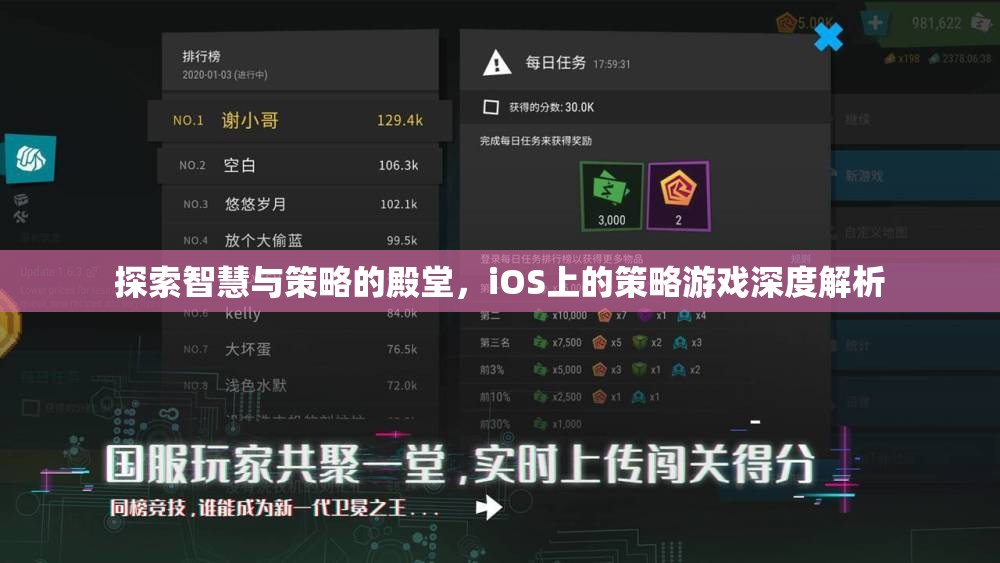 iOS策略游戲，智慧與策略的深度探索