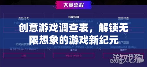 解鎖無限想象，創(chuàng)意游戲調(diào)查表引領游戲新紀元