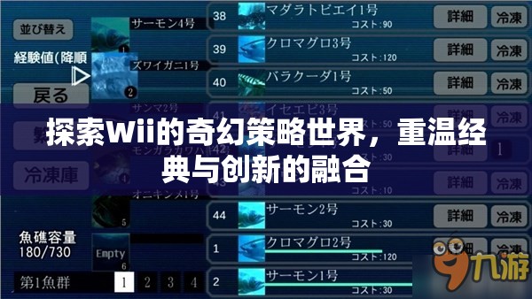 Wii的奇幻策略世界，經(jīng)典與創(chuàng)新的交融之旅