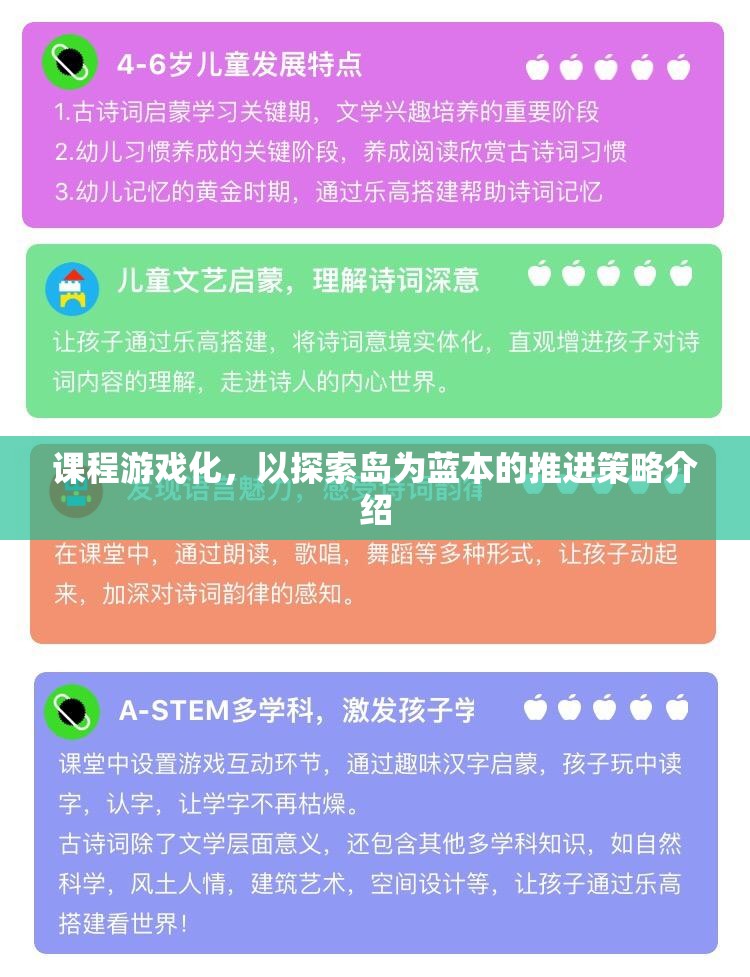 探索島，課程游戲化推進(jìn)策略的實(shí)踐與啟示