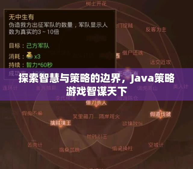 智謀天下，探索Java策略游戲的智慧與策略邊界