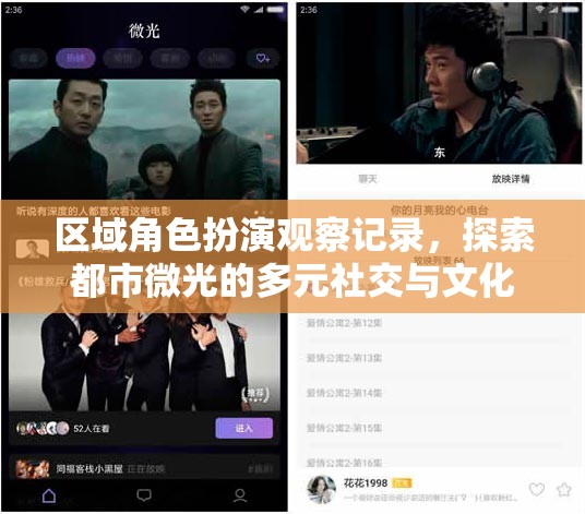 都市微光，區(qū)域角色扮演中的多元社交與文化沉浸探索