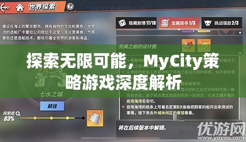 探索無限可能，MyCity策略游戲深度解析