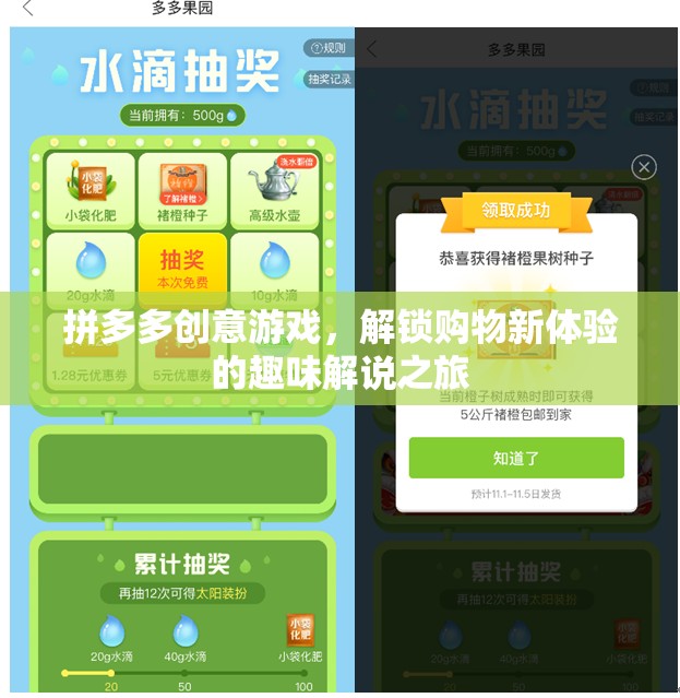 拼多多創(chuàng)意游戲，解鎖購物新體驗的趣味解說之旅