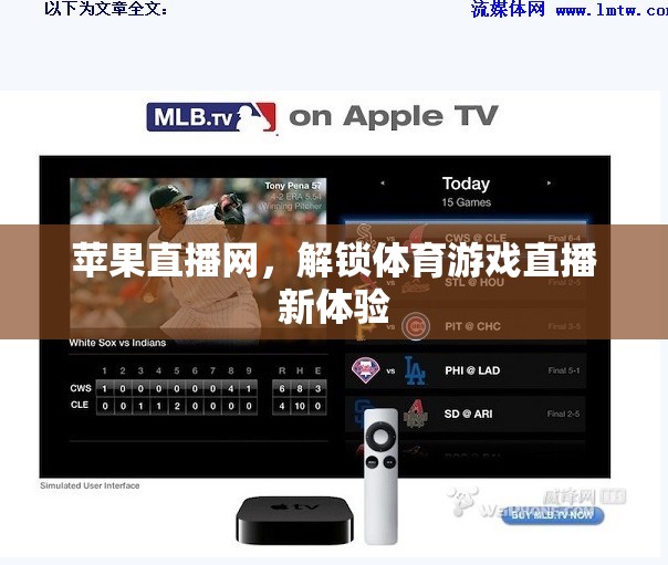 解鎖體育游戲直播新體驗，蘋果直播網(wǎng)引領(lǐng)未來觀賽潮流
