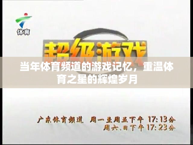 重溫體育之星的輝煌歲月，體育頻道游戲記憶的經(jīng)典回顧