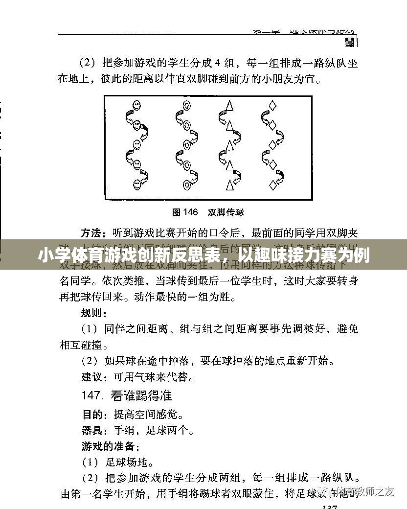 小學(xué)體育游戲創(chuàng)新反思，以趣味接力賽為案例的實(shí)踐與思考