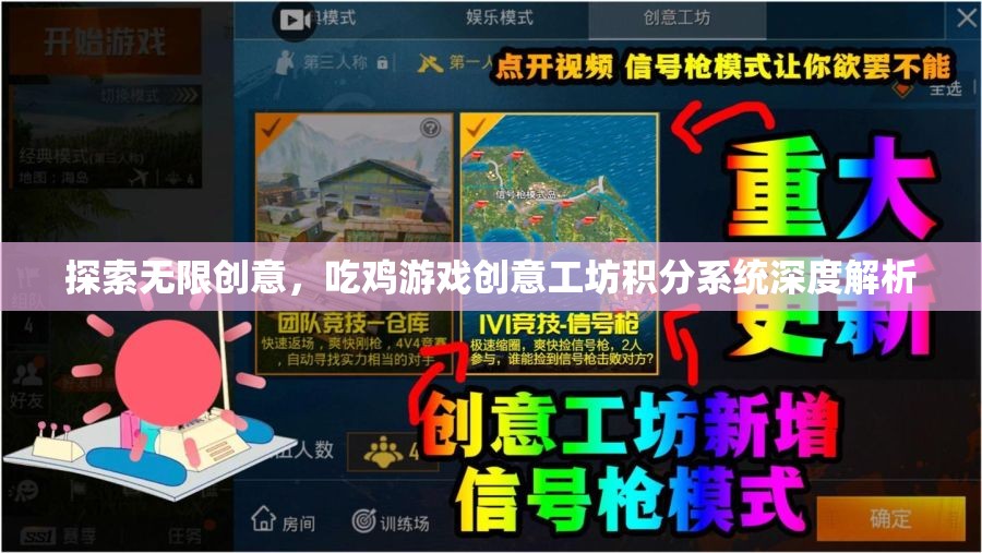 吃雞游戲創(chuàng)意工坊，積分系統(tǒng)深度解析與無限創(chuàng)意探索