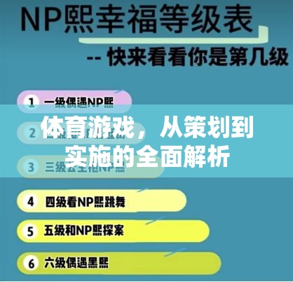 體育游戲，從策劃到實(shí)施的全面解析