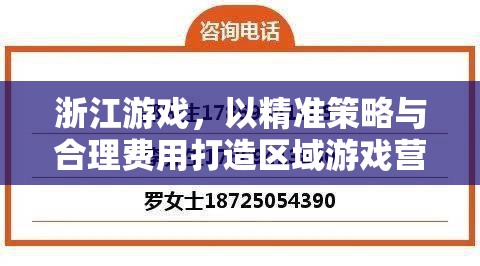 浙江游戲，精準(zhǔn)策略與合理費(fèi)用引領(lǐng)區(qū)域游戲營(yíng)銷新標(biāo)桿