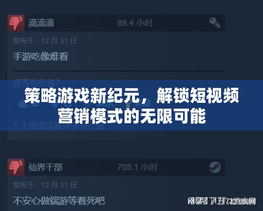 策略游戲新紀元，解鎖短視頻營銷模式的無限潛力