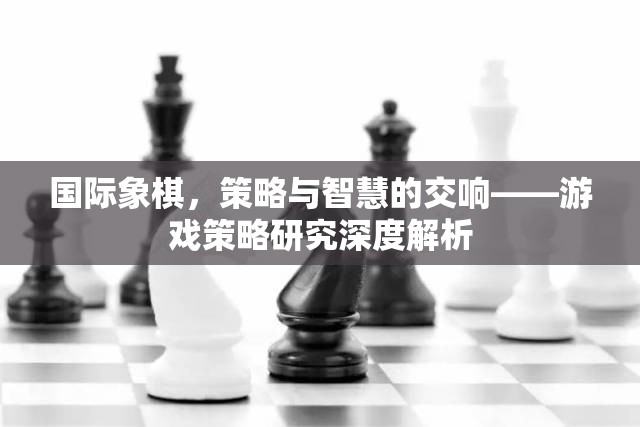 國際象棋，策略與智慧的交響樂——深度解析游戲策略