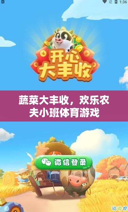 歡樂農夫小班，蔬菜大豐收體育游戲