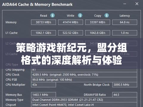 策略游戲新紀(jì)元，盟分組格式的深度解析與體驗(yàn)