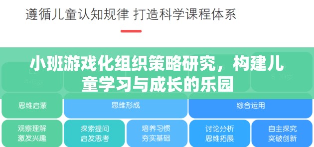 小班游戲化組織策略，打造兒童學(xué)習(xí)與成長的樂園