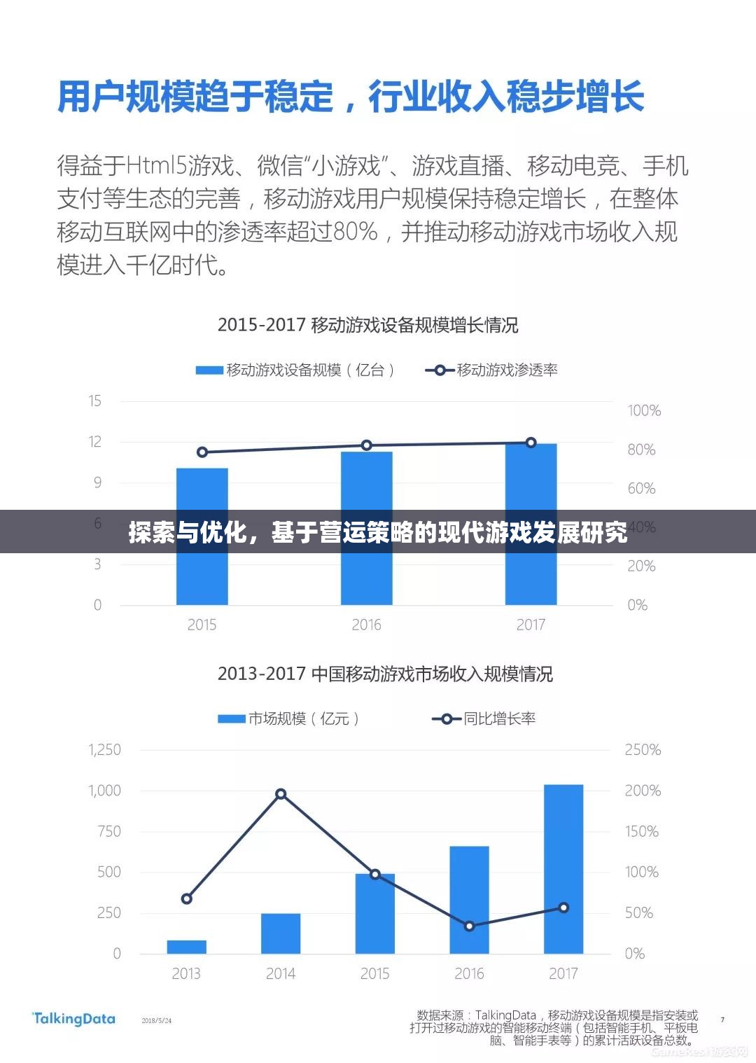 基于營運策略的現(xiàn)代游戲發(fā)展，探索與優(yōu)化