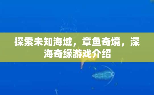 探索神秘深海，章魚奇境與深海奇緣游戲揭秘