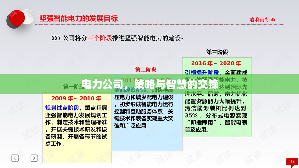 電力公司，策略與智慧的交鋒