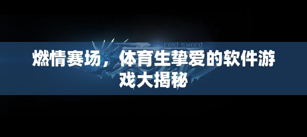 燃情賽場，體育生摯愛的軟件游戲全解析