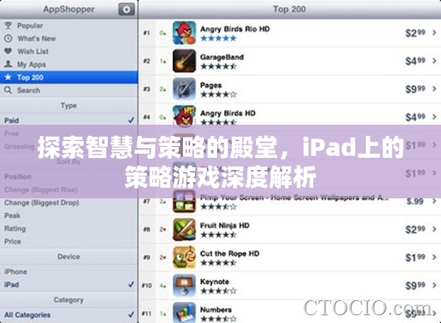 iPad策略游戲，智慧與策略的殿堂深度解析
