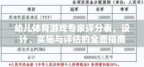 幼兒體育游戲?qū)＜以u(píng)分表，設(shè)計(jì)、實(shí)施與評(píng)估的全面指南