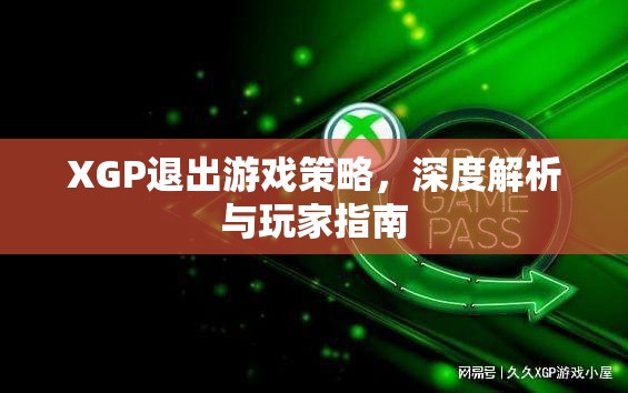 XGP退出游戲策略，深度解析與玩家指南