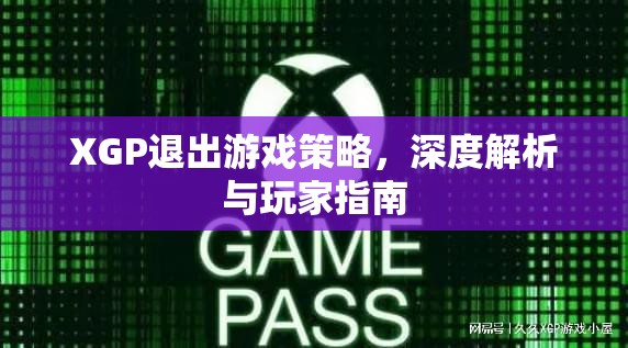 XGP退出游戲策略，深度解析與玩家指南