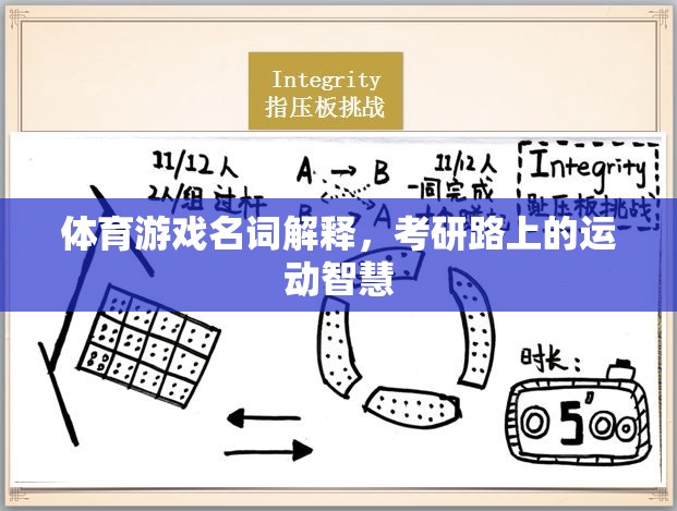 考研路上的運(yùn)動(dòng)智慧，體育游戲名詞解析