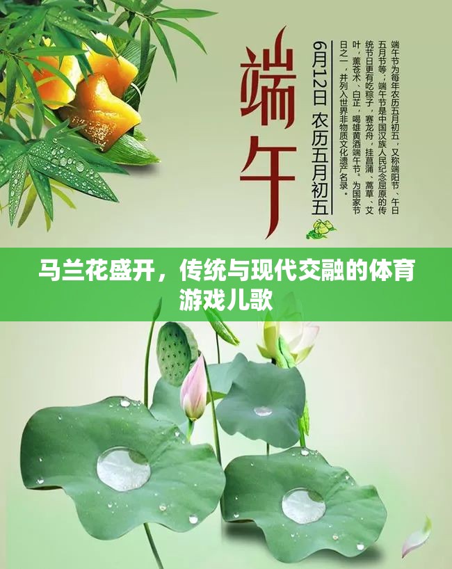 馬蘭花盛開，傳統(tǒng)與現(xiàn)代交融的體育游戲兒歌