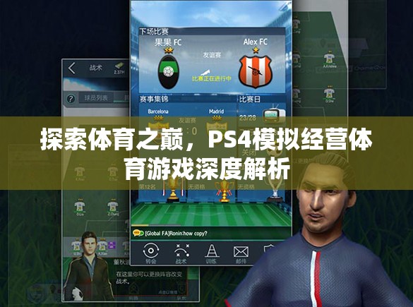 探索體育之巔，PS4模擬經(jīng)營體育游戲的深度解析