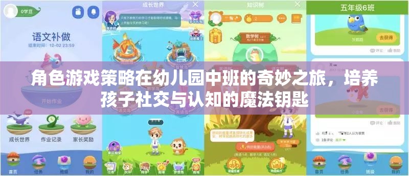 角色游戲策略，幼兒園中班孩子的社交與認知魔法鑰匙