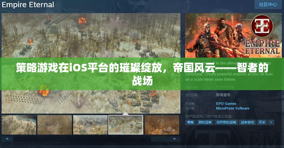 iOS平臺上的策略游戲新篇章，帝國風(fēng)云——智者的戰(zhàn)場