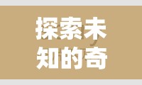 暗影之境，命運(yùn)編織者的奇幻之旅——深度解析單機(jī)角色扮演RPG游戲