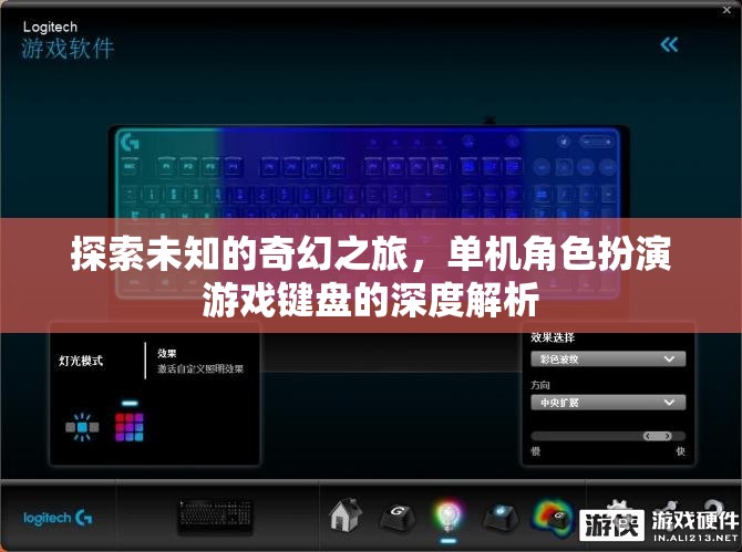 奇幻之旅，深度解析單機(jī)角色扮演游戲鍵盤的奧秘