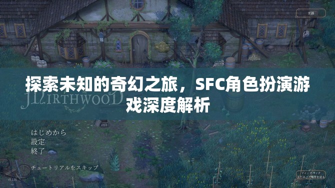 探索未知的奇幻之旅，SFC角色扮演游戲深度解析