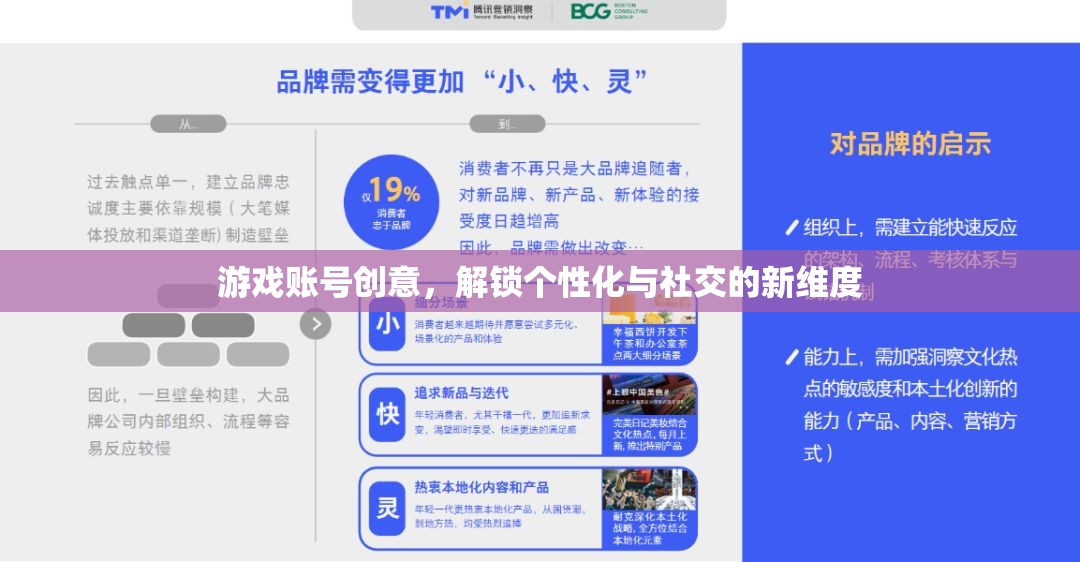 解鎖個(gè)性化與社交新維度，游戲賬號(hào)的創(chuàng)意設(shè)計(jì)