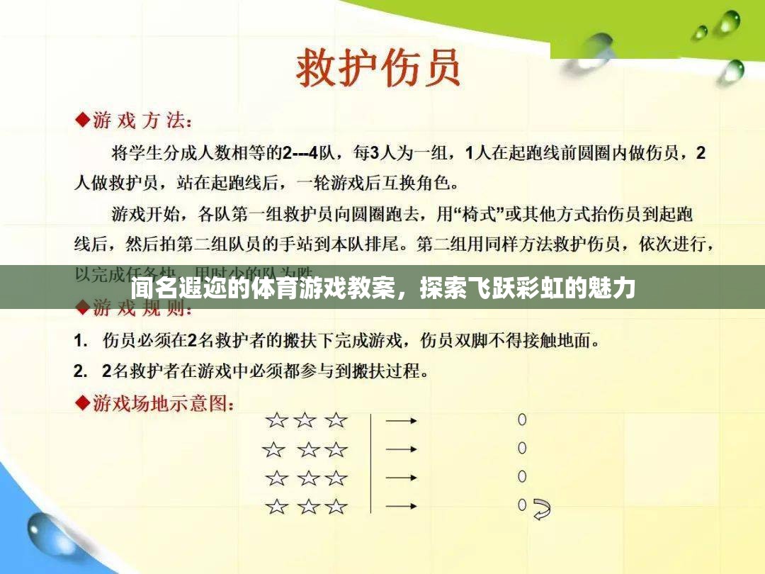 飛躍彩虹，探索聞名遐邇的體育游戲教案魅力