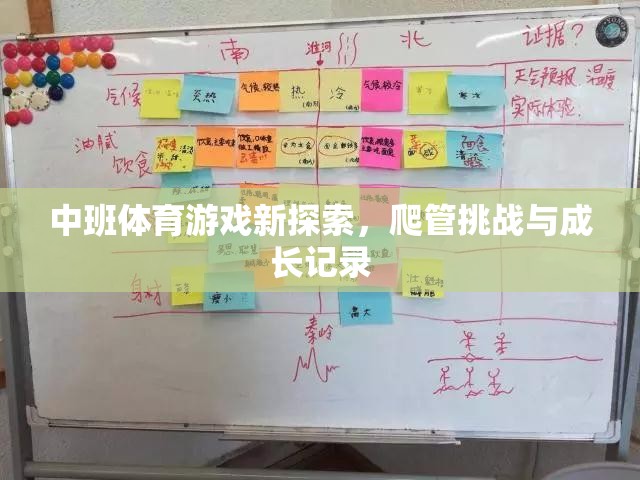 中班體育游戲新探索，爬管挑戰(zhàn)與成長記錄