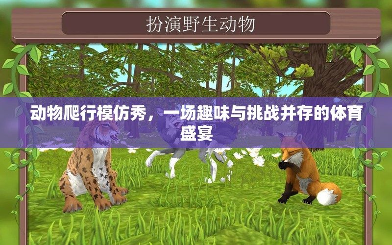 動物爬行模仿秀，趣味與挑戰(zhàn)并存的體育盛宴