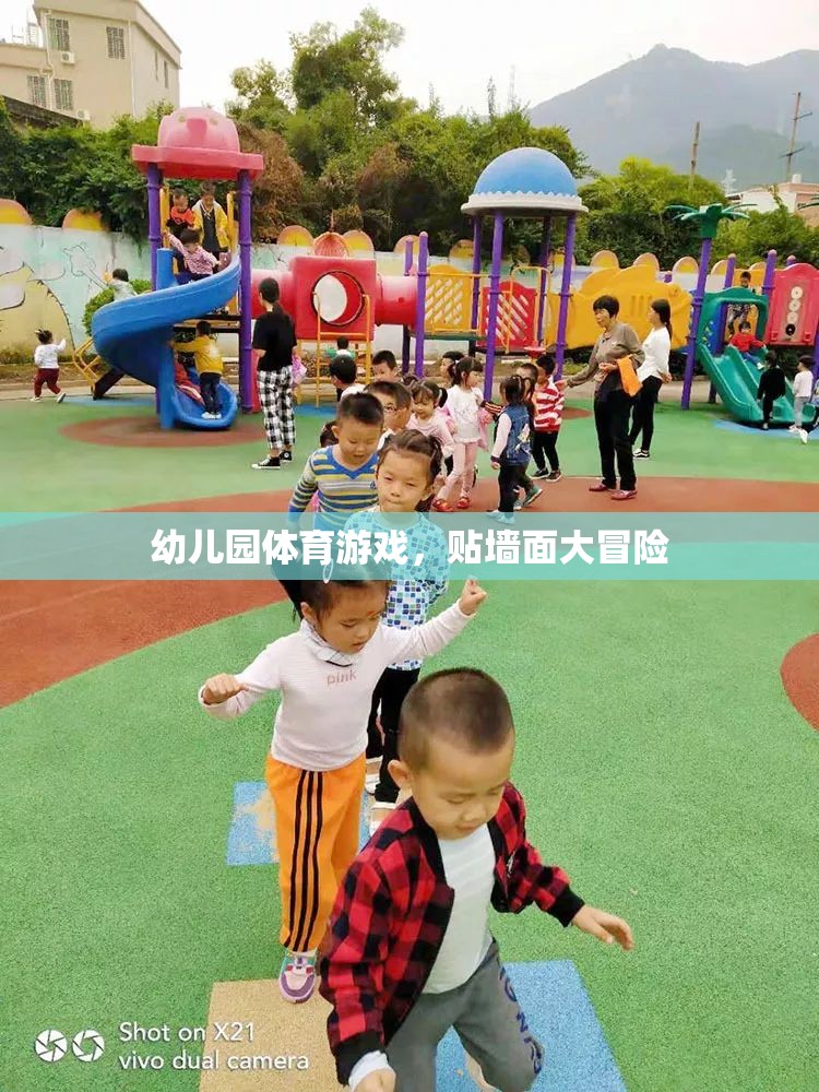 幼兒園體育游戲，貼墻面大冒險(xiǎn)