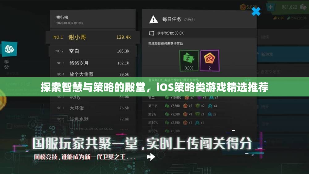 探索智慧與策略的殿堂，iOS策略類游戲精選推薦