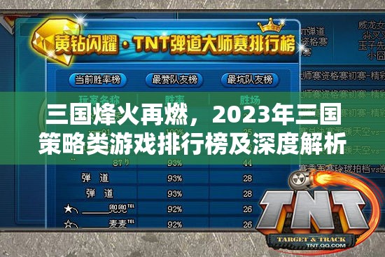 2023年三國(guó)策略類游戲排行榜及深度解析