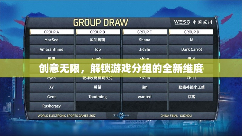 解鎖游戲分組的創(chuàng)意新維度，無(wú)限可能