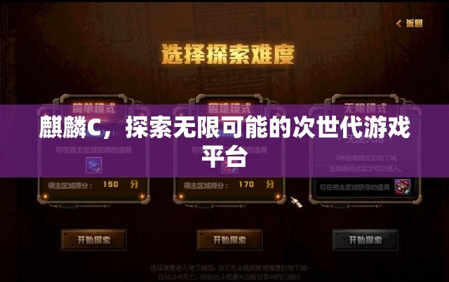 麒麟C，探索次世代游戲無限可能  第1張