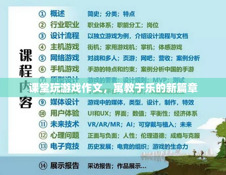 寓教于樂新篇章，課堂玩游戲作文