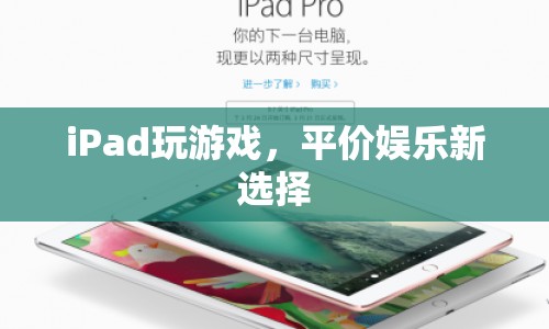 iPad，平價(jià)娛樂新選擇，暢享游戲樂趣