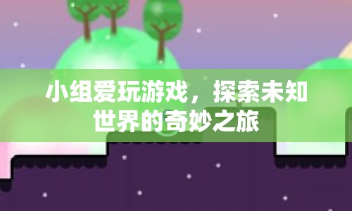 探索未知世界的奇妙之旅，小組愛玩游戲  第1張