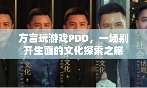 方言玩游戲PDD，文化探索之旅開(kāi)啟  第1張